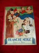 ANCIEN LIVRE BLANCHE NEIGE