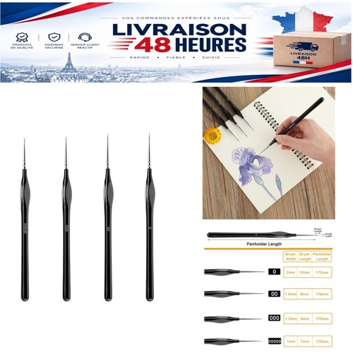 Prasacco lot pinceaux - 4,