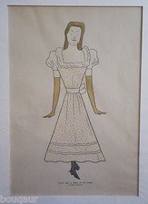 Leonetto CAPPIELLO Nos Actrices LARA Comédie Revue Blanche Gravure Pochoir 1899