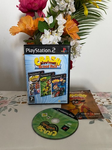 Jeu ps2 boitier crash - hs,