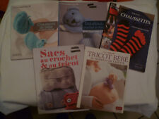 Livres créations  couture tricot sacs, doudous, chaussons chaussettes bébé