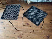 - Mathieu MATEGOT - 2 SUMBA trundle tables 1950s - proven - Royère 