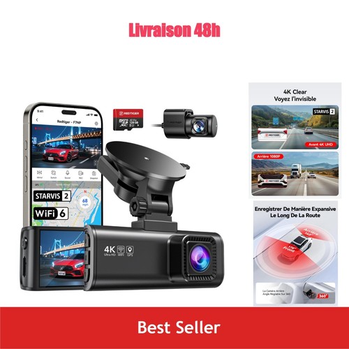 Redtiger dashcam voiture - dashcam, 4k