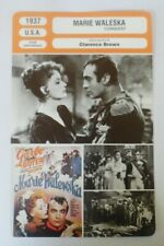 CARTE FICHE CINEMA 1937 MARIE
