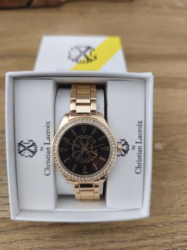 Montre doré noir - montre, et