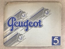 Peugeot 1928 1929 5,9 & 12 cv. Six Cyl Sans-Soupapes & truck brochure catalog BB