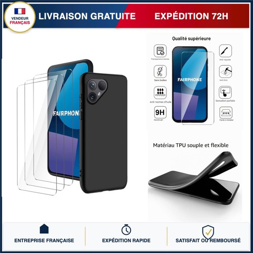 Coque fairphone noir - 5g,