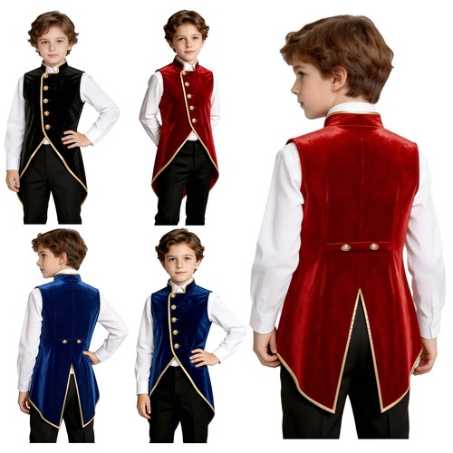 Boys tunic ornate waistcoat - boys,