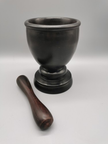 Mortier bois ebène avec - bois, d'ebène