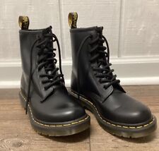 NEW Doc Dr.  Martens Womens Black Vegan Boots 1460 - Size 6 Y2K 90s Grunge