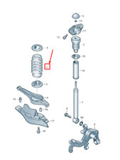 Neu VW GOLF VI-5K MK6 Rear