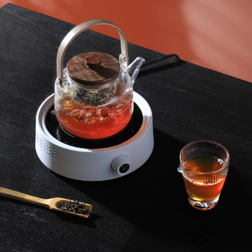 Théière verre avec - théière, en
