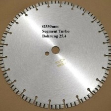 230 300 350 MM Disque de Coupe Diamant Disque Diamanté 11mm Turbo Laser Soudé ‎