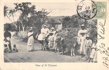 CPA ISLANDS VIRGIN / VIEW OF St THOMAS / ANTILLES