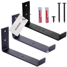 Holzbrink Fixation pour Étagère Murale Coin D'Étagère Support Taquets de