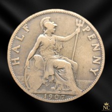 Royaume-Uni – 1907 – Half