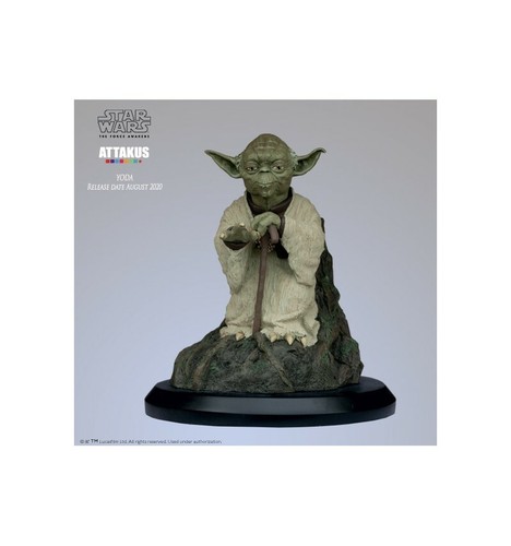 Attakus star wars statue yoda - star,