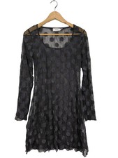 MYRINE Robe d’été Dames Robe T EU 34 noir style décontracté