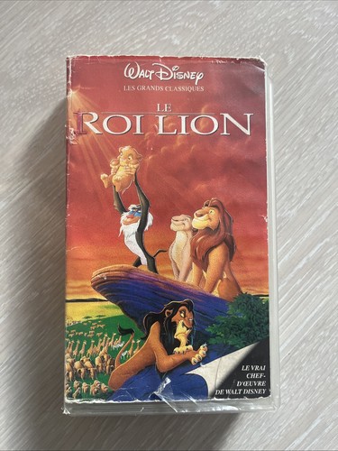 Vhs roi lion walt - vhs,
