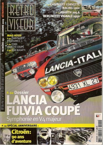 Retroviseur 251 lancia - retroviseur, fulvia