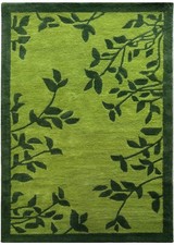 Tapis Vert 100% Laine 120X180