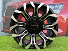 4X R17 Pouces 5X127 Jantes Noires Poli Style Dodge : S'adapte Pour 4X4