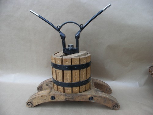 Ancien pressoir vins fruits - ancien, à