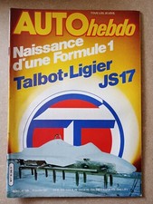 AB23 revue Auto Hebdo 1981