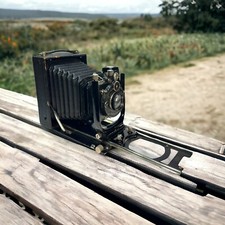 Zeiss Ikon Compur Tessar 1:4,5 f=13.5cm, Cari Zeiss Jena Nr 759716, Ideal