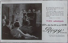 PUBLICITE PIANOLUDE PIANO REGY MUSIQUE ART DECO DE 1925 FRENCH AD PUB