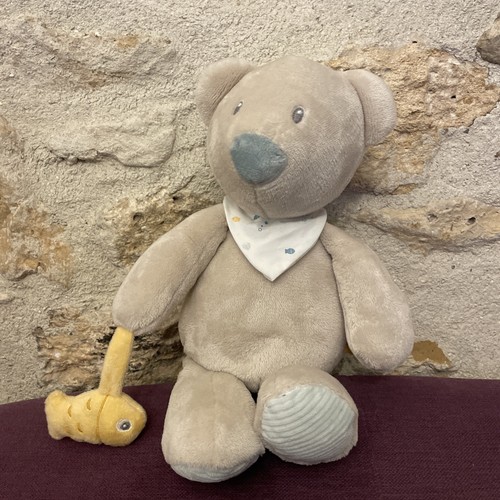 Nattou peluche doudou ours - peluche,