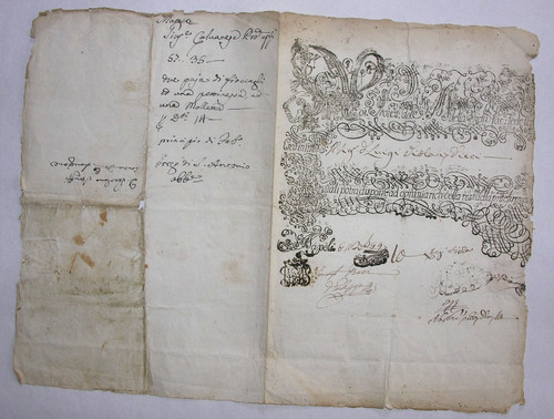 Italie calligraphia napoli - italie.,