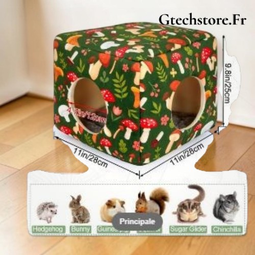 Lit cachette rongeur - lit, lavable