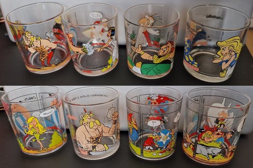 Lot verres nutella asterix - lot,