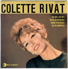 COLETTE RIVAT Toi qui l’as