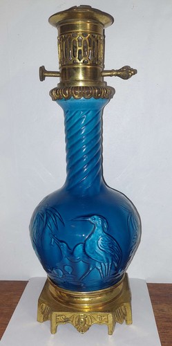 Lampe huile bleu theodore - huile,