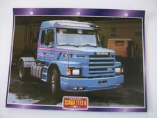 CARTE FICHE CAMION TRACTEUR