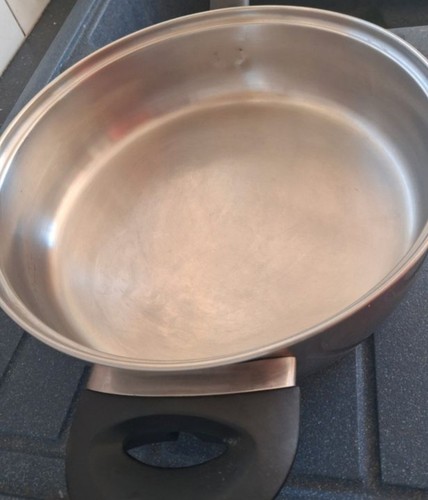 Poêle inox ronde - inox,