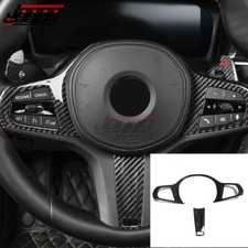 Carbon Fiber Steering Wheel Trim For BMWM3 M4 G20 G21 G22 G23 G24 430i M440i Z4