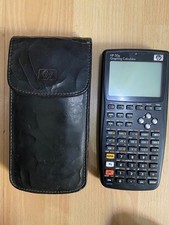 HP 50g Graphing Calculator with Worn Case  No Batteries or Card Screen defect