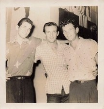 Jimmy & Johnny Mathis VINTAGE Candid 4x4 Photo Country Music