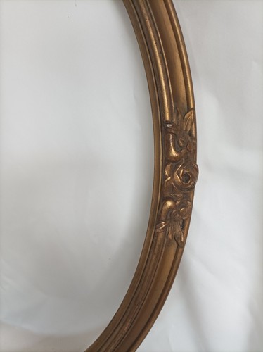 Grand cadre ovale ancien - , en