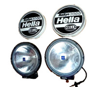 2x Hella Rallye 3000 FF Driving Spot Lamp 12v/24v Adjustable Mounting Bracket(U)