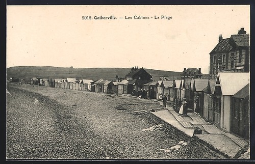 Cpa quiberville les cabines - quiberville,,