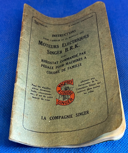 Vintage mode emploi notice - vintage, d'emploi