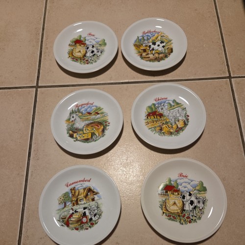 Lot assiettes fromages - assiettes, fromages-