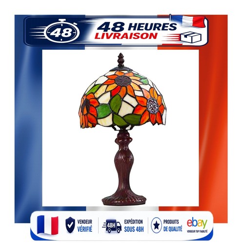 Lampe tiffany sun flower - lampe,