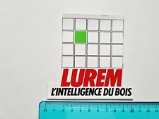 LUREM INTELLIGENCE DU BOIS STICKER STICKER VINTAGE 80s ORIGINAL