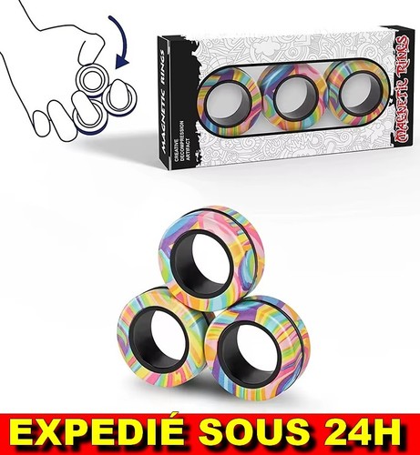 Anneaux magnétiques fidget - anneaux,