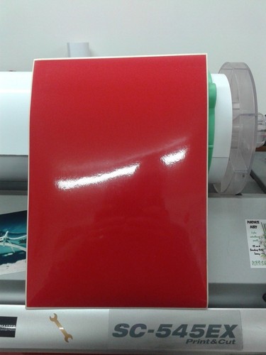 Rouge standard feuille vinyle - rouge,